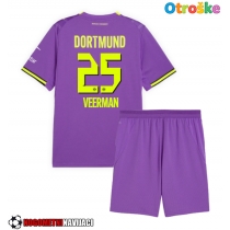 Otroške Nogometnih dresov Borussia Dortmund Joey Veerman #25 Tretji 2026-27 Kratki rokavi (+ hlače)